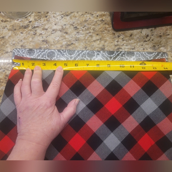 RED GRAY BLACK Plaid Pencil Skirt Size 2 Lined from THE LIMITED - Picture 10 of 11